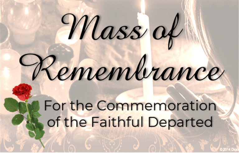 Annual Mass Of Remembrance And The All Souls Novena Of Masses Saint Brigid Catholic Church 