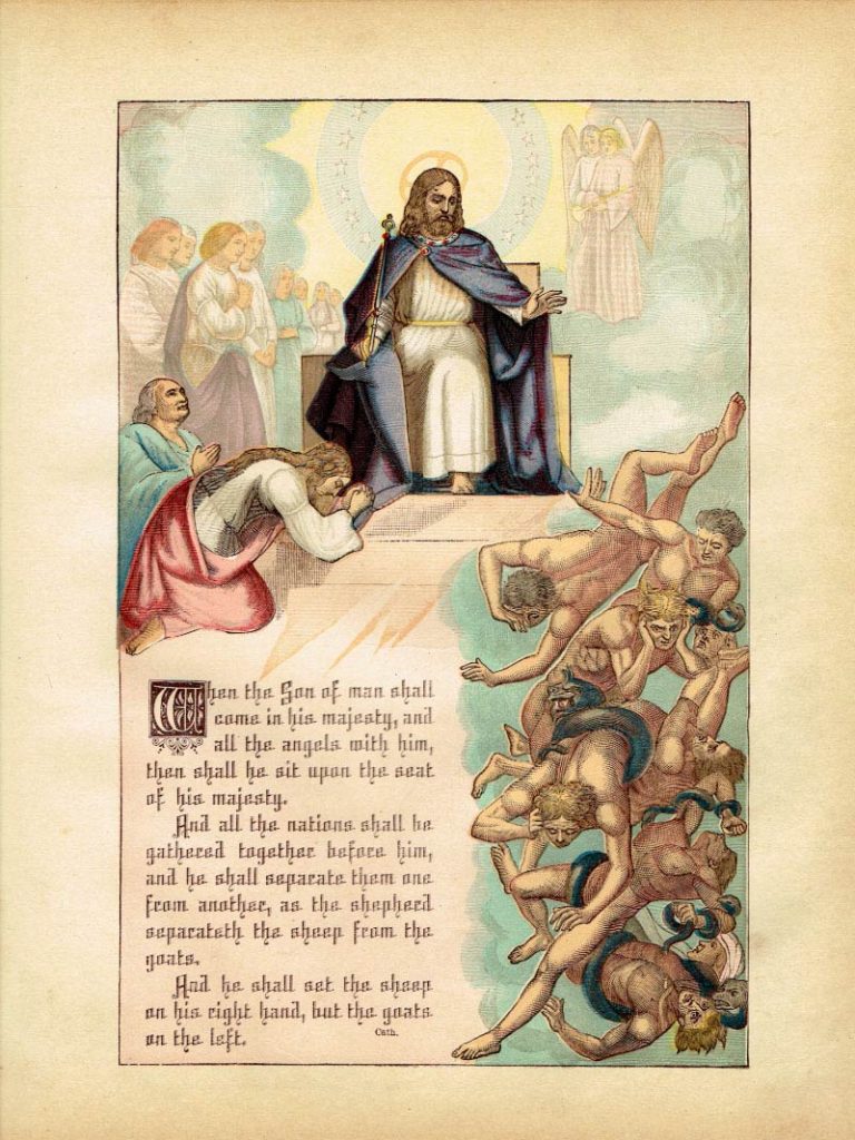 Jesus Retuns Haydock douay rheims catholic bible 1553 Saint Brigid Jesus retuns haydock douay rheims catholic bible 1553 saint brigid