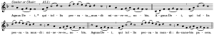 Mass 17 Lamb of God in modern notation